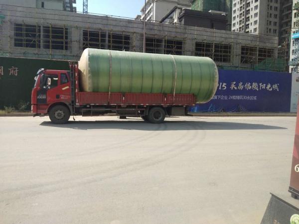 清远西昌阳光城玻璃钢化粪池安装