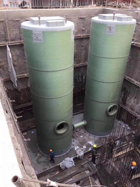 清远重庆OPPO智能生态科技园安装一体化污水提升泵